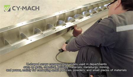 U-shaped screw conveyor